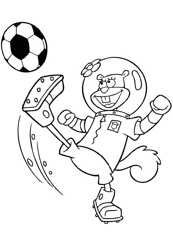 Plansa de colorat cu Spongebob 51 66
